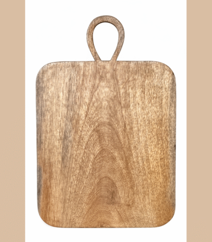 Wooden Chopping Board Loop Handle Design